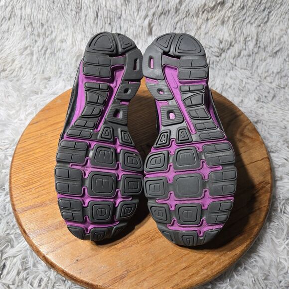 2012 Nike Reax Rocket 2 Womens Size 7 Retro Y2K Black/Purple Shoes 454175-003 - Picture 7 of 9